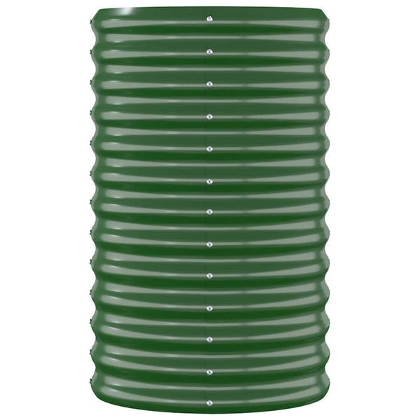 Verzinktes Stahl Hochbeet, 114cm, Grün