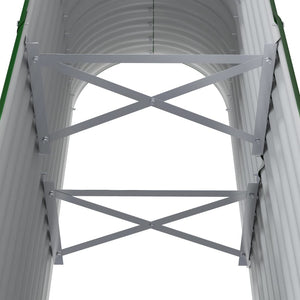 Verzinktes Stahl Hochbeet, 114cm, Grün