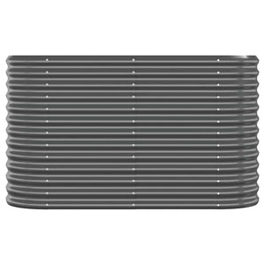 Hochbeet Anthrazit Verzinkter Stahl 114x40x68 cm