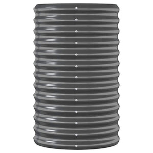 Verzinktes Stahl Hochbeet Anthrazit 152cm