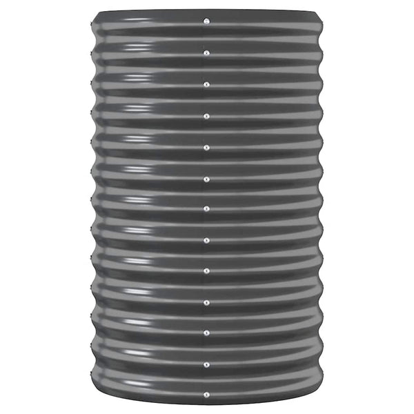 Verzinktes Stahl Hochbeet Anthrazit 152cm