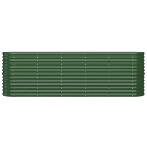 Verzinktes Stahl Hochbeet, 224 cm, Grün