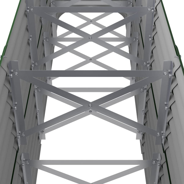 Verzinktes Stahl Hochbeet, 224 cm, Grün