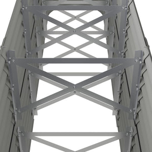 Verzinktes Stahl Hochbeet, 224 cm