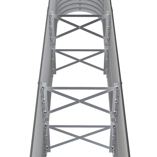Verzinktes Stahl Hochbeet Anthrazit 224cm