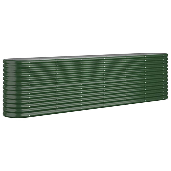 Verzinktes Stahl Hochbeet Grün 260cm