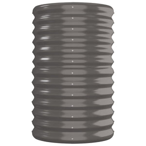 Verzinktes Stahl Hochbeet, 260 cm, Grau