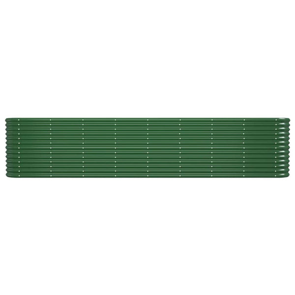 Hochbeet aus Stahl, Grün, 332 cm