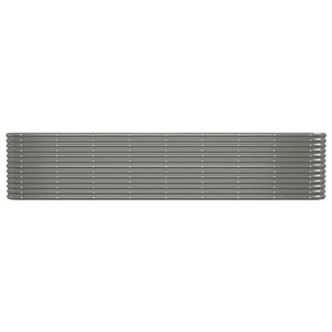 Verzinktes Stahl Hochbeet, 332 cm, Grau
