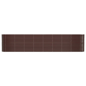 Verzinktes Stahl Hochbeet, 332 cm, Braun
