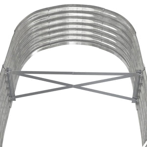 Verzinktes Stahl Hochbeet 152x80x36cm