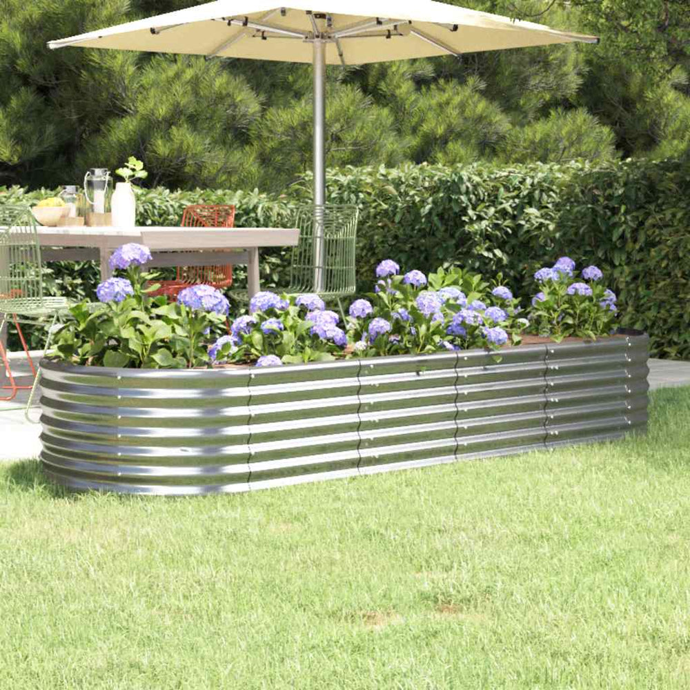 Verzinktes Stahl Hochbeet 224x80x36cm