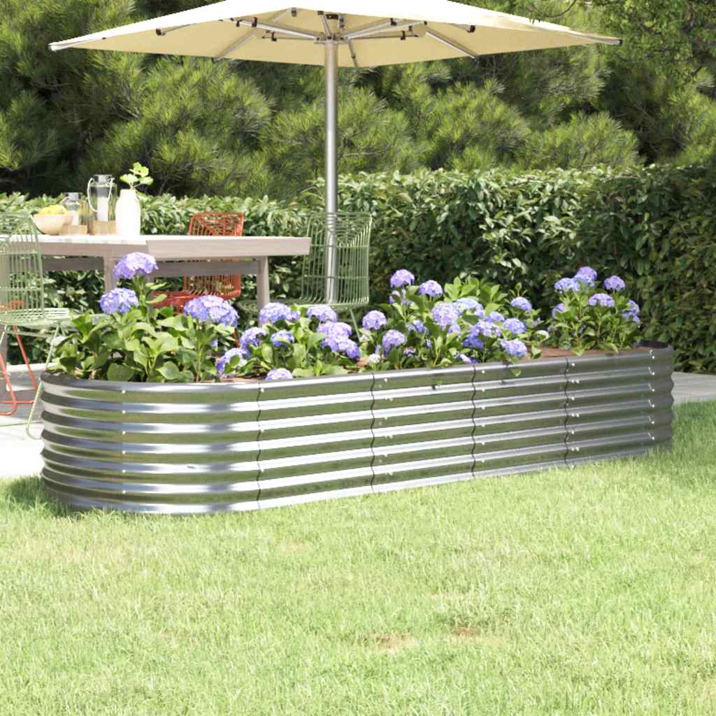 Verzinktes Stahl Hochbeet 224x80x36cm