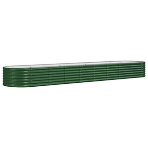 Verzinktes Stahl Hochbeet, 368cm, Grün