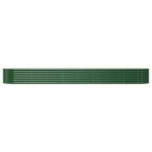 Verzinktes Stahl Hochbeet, 368cm, Grün