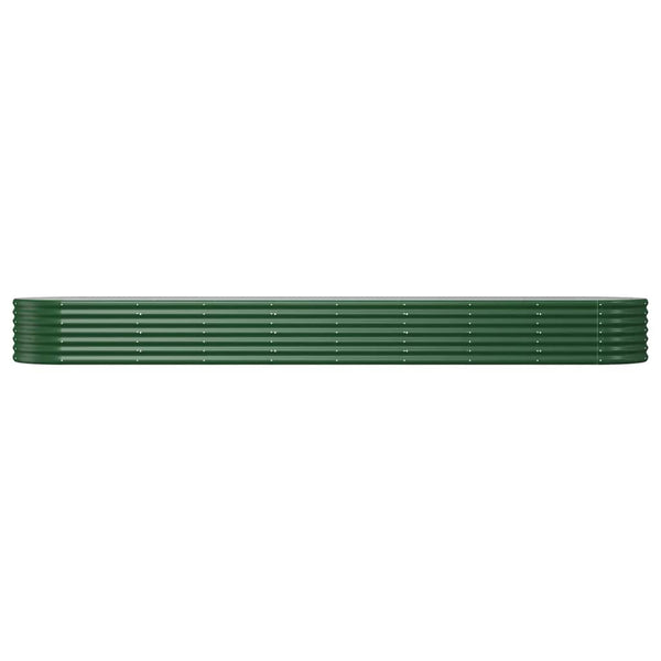Verzinktes Stahl Hochbeet, 368cm, Grün
