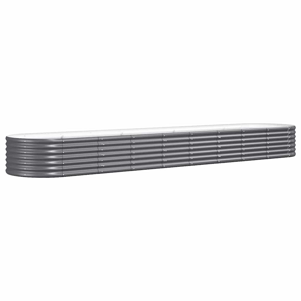 Hochbeet Anthrazit 368x80x36 cm Verzinkt