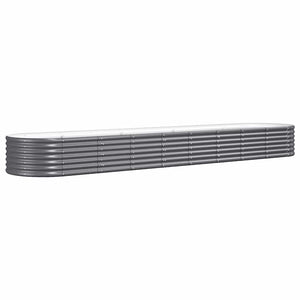 Hochbeet Anthrazit 368x80x36 cm Verzinkt