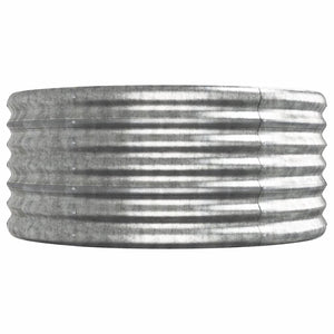 Verzinktes Stahl Hochbeet, 368 cm, Silber