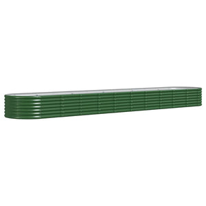 Verzinktes Stahl Hochbeet, 440 cm, Grün