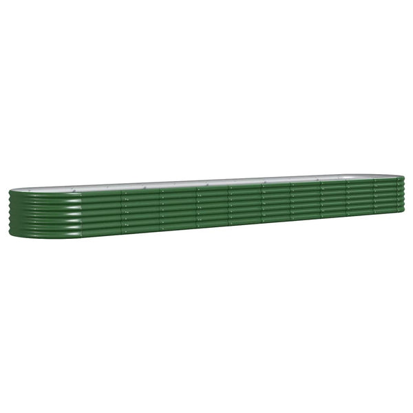 Verzinktes Stahl Hochbeet, 440 cm, Grün