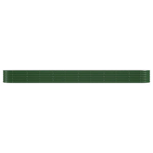 Verzinktes Stahl Hochbeet, 440 cm, Grün