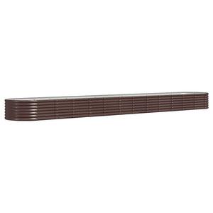 Verzinktes Stahl Hochbeet, 512 cm, Braun
