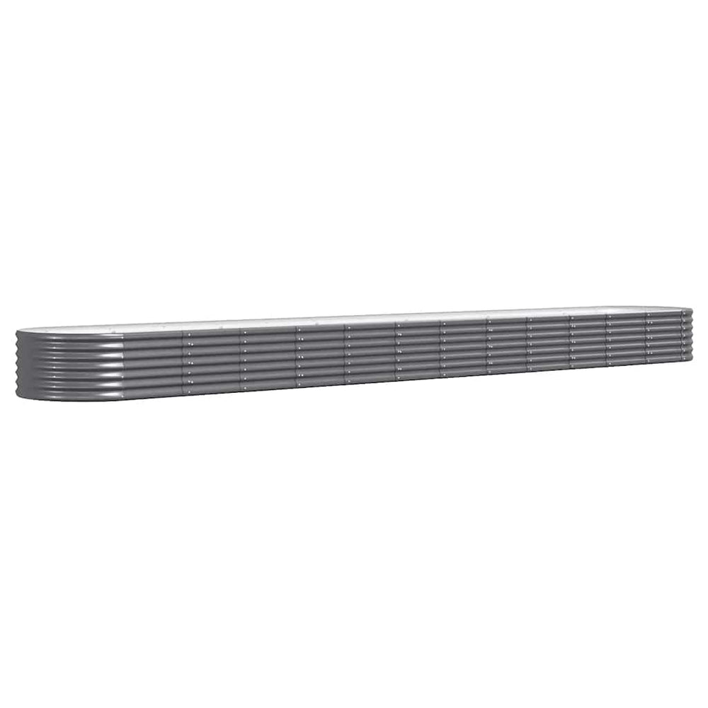 Anthrazit Hochbeet aus verzinktem Stahl 512 cm