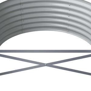 Anthrazit Hochbeet aus verzinktem Stahl 512 cm