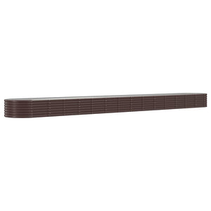 Verzinktes Stahl Hochbeet, Braun, 620cm