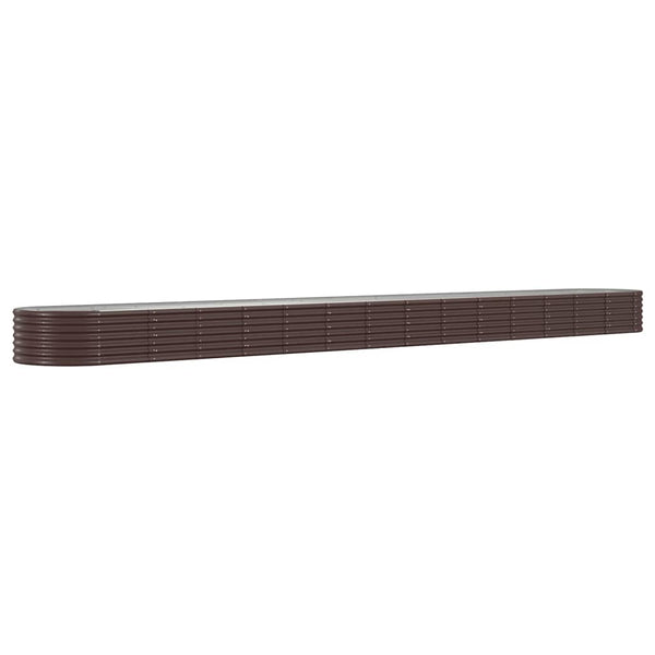 Verzinktes Stahl Hochbeet, Braun, 620cm