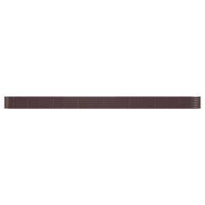 Verzinktes Stahl Hochbeet, Braun, 620cm