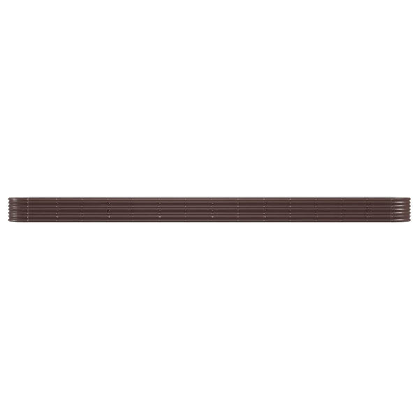 Verzinktes Stahl Hochbeet, Braun, 620cm