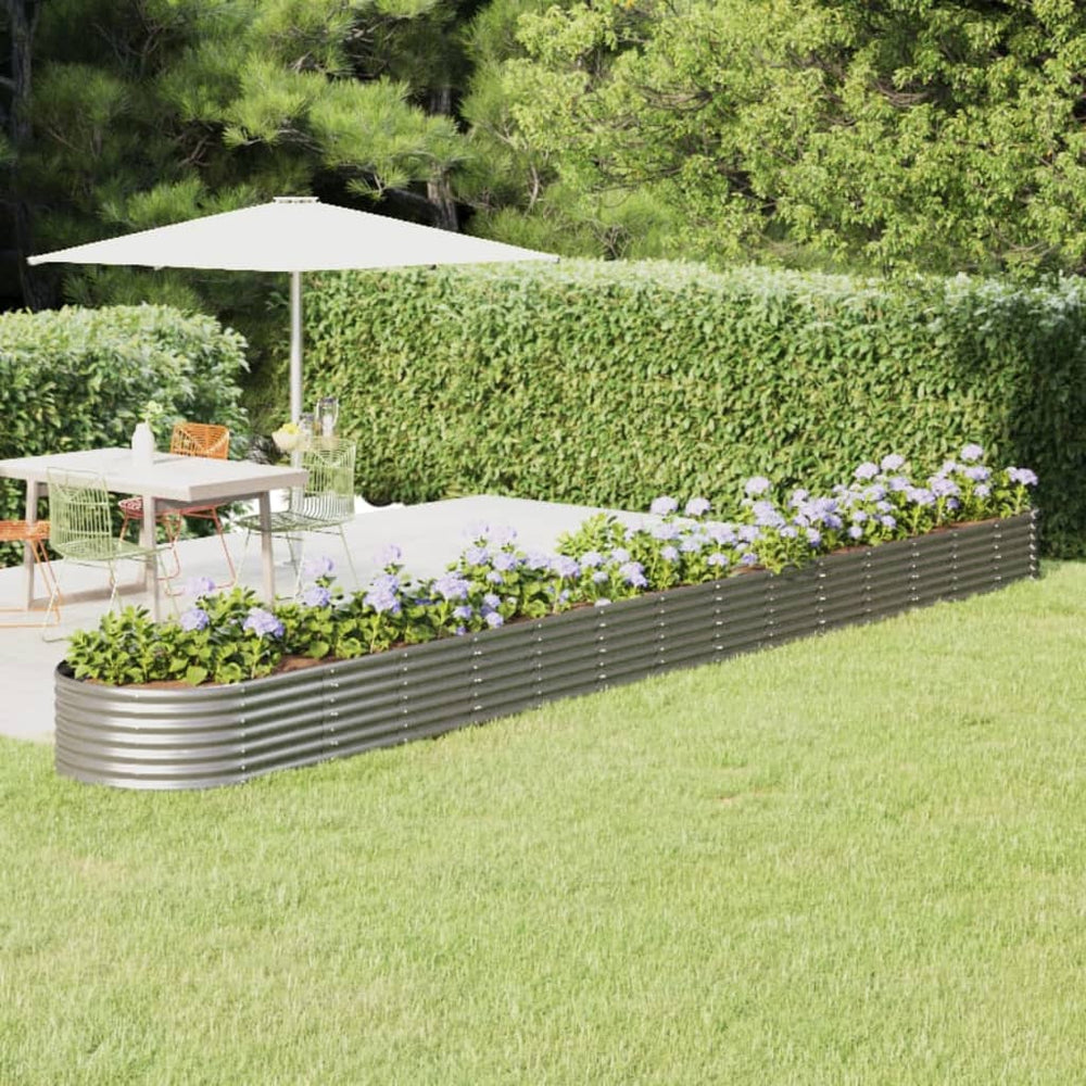 Verzinktes Stahl Hochbeet 620x80x36cm