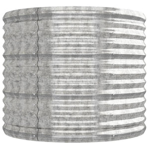 vidaXL Jardinière surélevée Acier galvanisé 224x80x68 cm Argenté