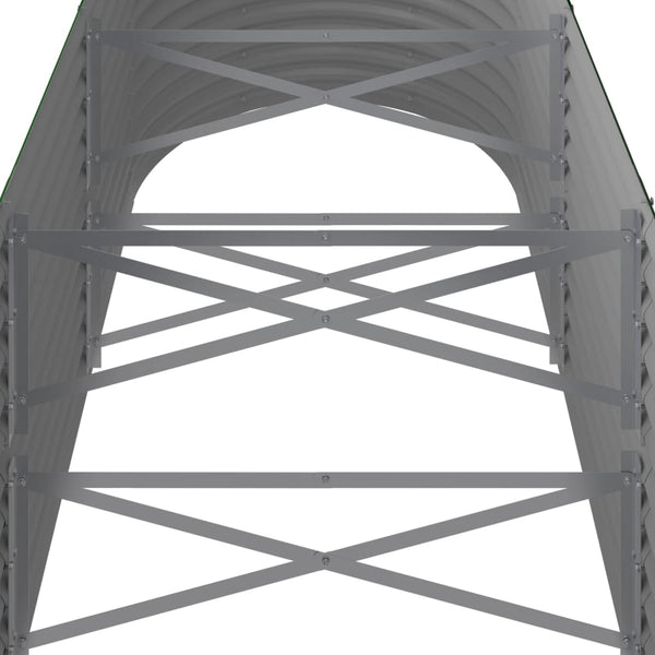 Verzinktes Stahl Hochbeet Grün 296cm