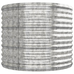 Verzinktes Stahl Hochbeet, 296 cm, Silber