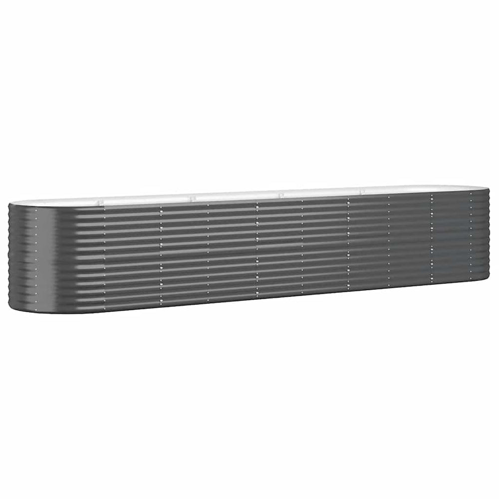 Verzinktes Stahl Hochbeet Anthrazit 368 cm