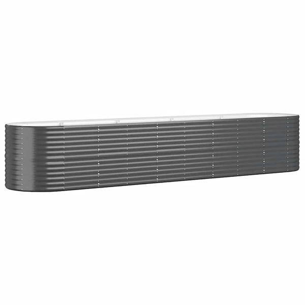 Verzinktes Stahl Hochbeet Anthrazit 368 cm