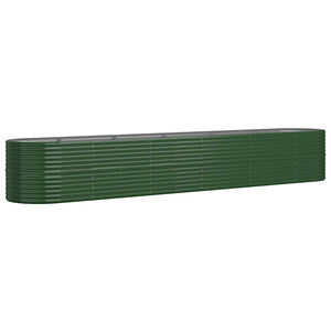 Verzinktes Stahl Hochbeet 440x80x68 cm Grün