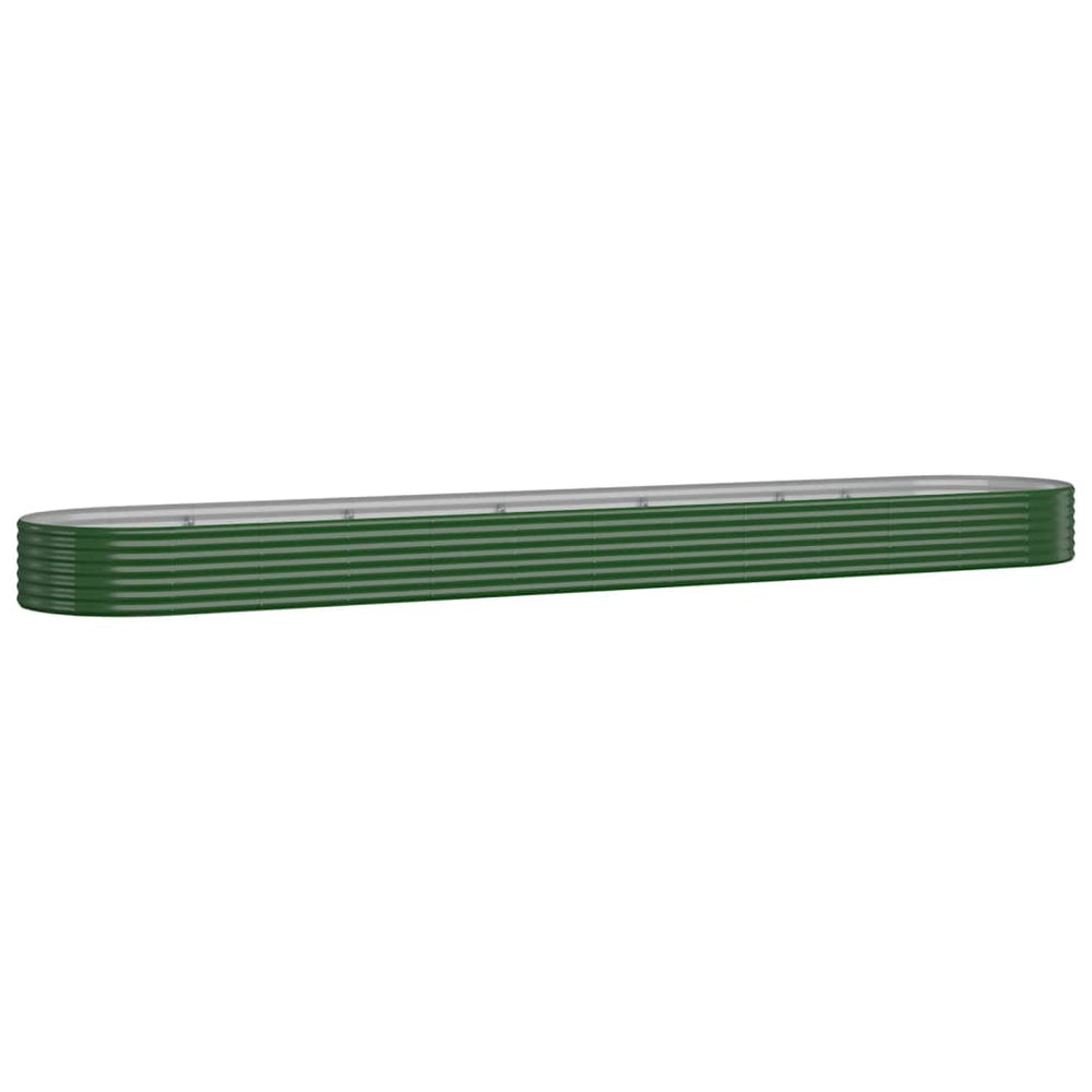 Verzinktes Stahl Hochbeet, 507 cm, Grün