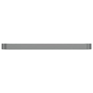 Verzinktes Stahl Hochbeet Grau 544x100x36 cm
