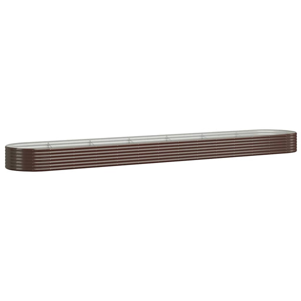 Verzinktes Stahl Hochbeet, 544 cm, Braun