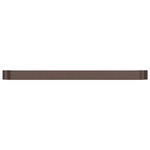 Verzinktes Stahl Hochbeet, 544 cm, Braun