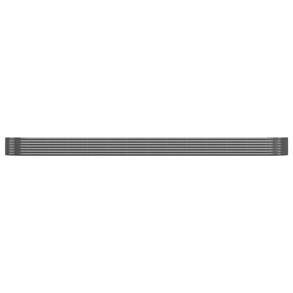 Anthrazit Hochbeet aus verzinktem Stahl, 544 cm