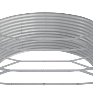 Anthrazit Hochbeet aus verzinktem Stahl, 544 cm