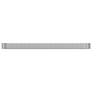 Verzinktes Stahl Hochbeet, 544 cm, Silber