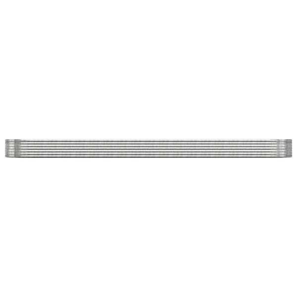 Verzinktes Stahl Hochbeet, 544 cm, Silber