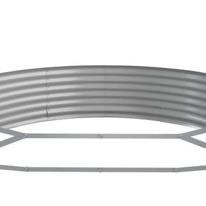 Verzinktes Stahl Hochbeet Anthrazit 296x140x36cm