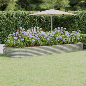 Verzinktes Stahl Hochbeet 373x140x36cm